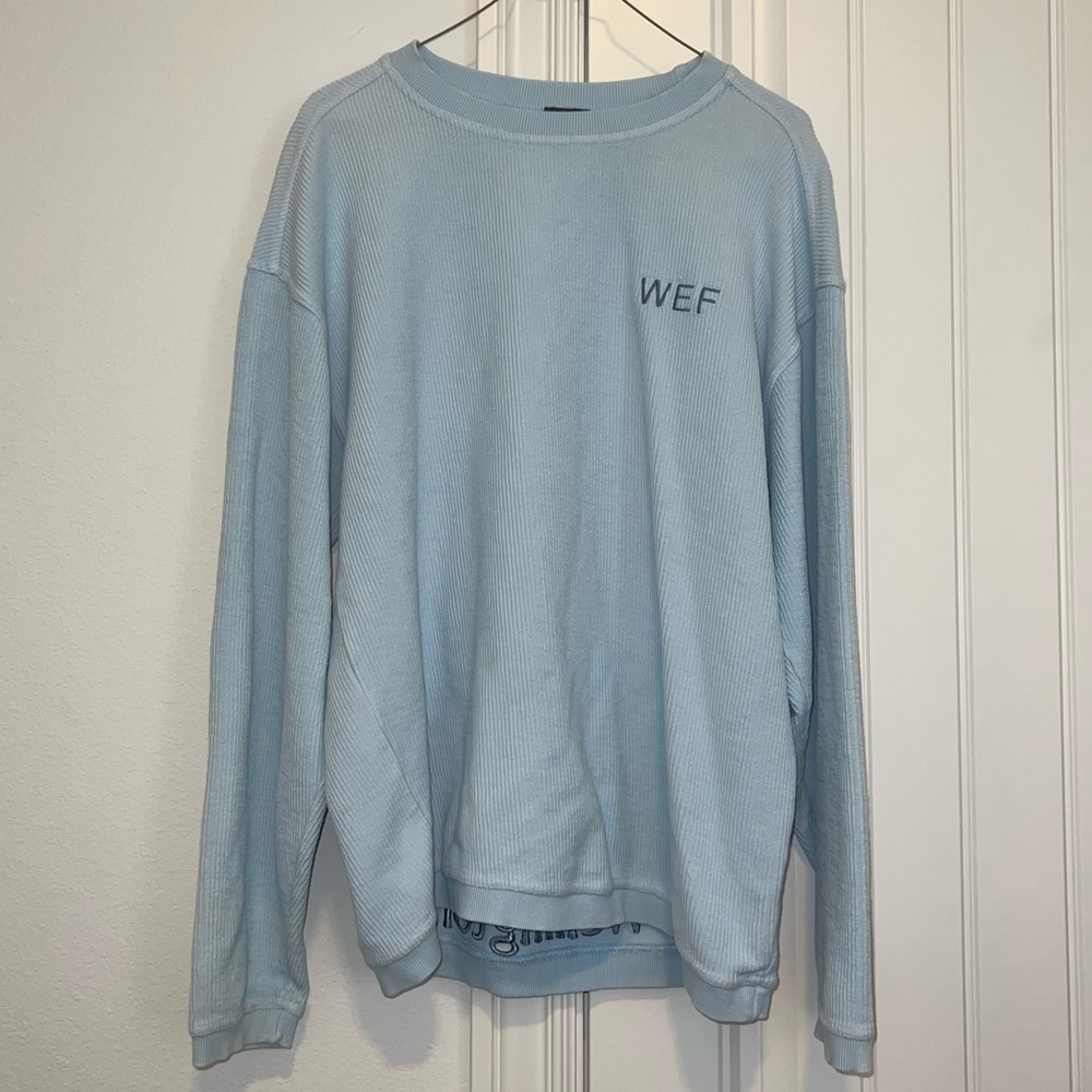 Light Blue Charles River Apparel WEF Sweatshirts